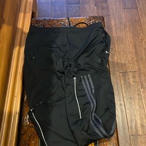Black adidas clima 365 track pants- on hold- SOLD